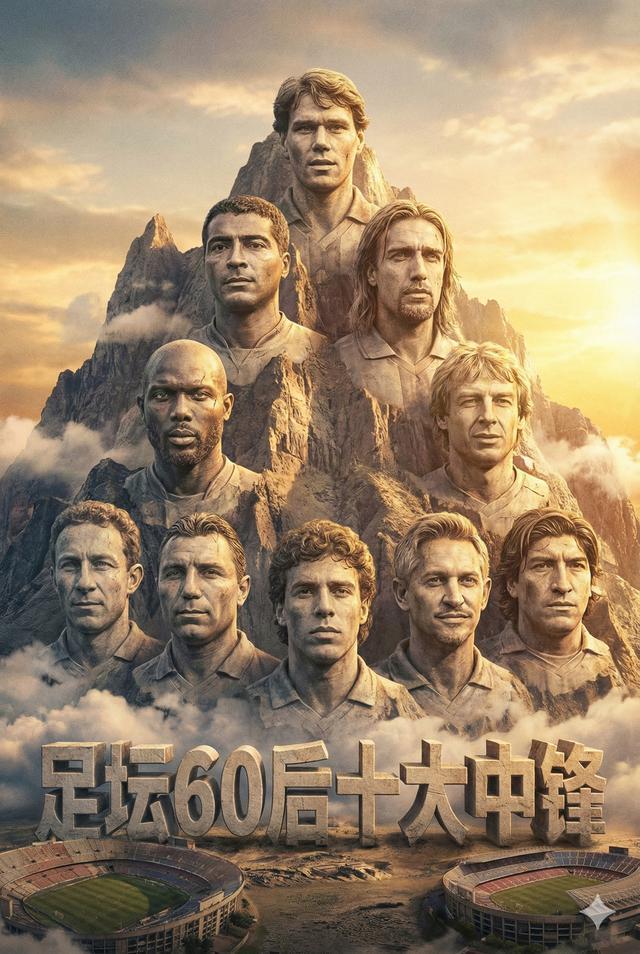 足坛“60”后十大中锋，怎么排？